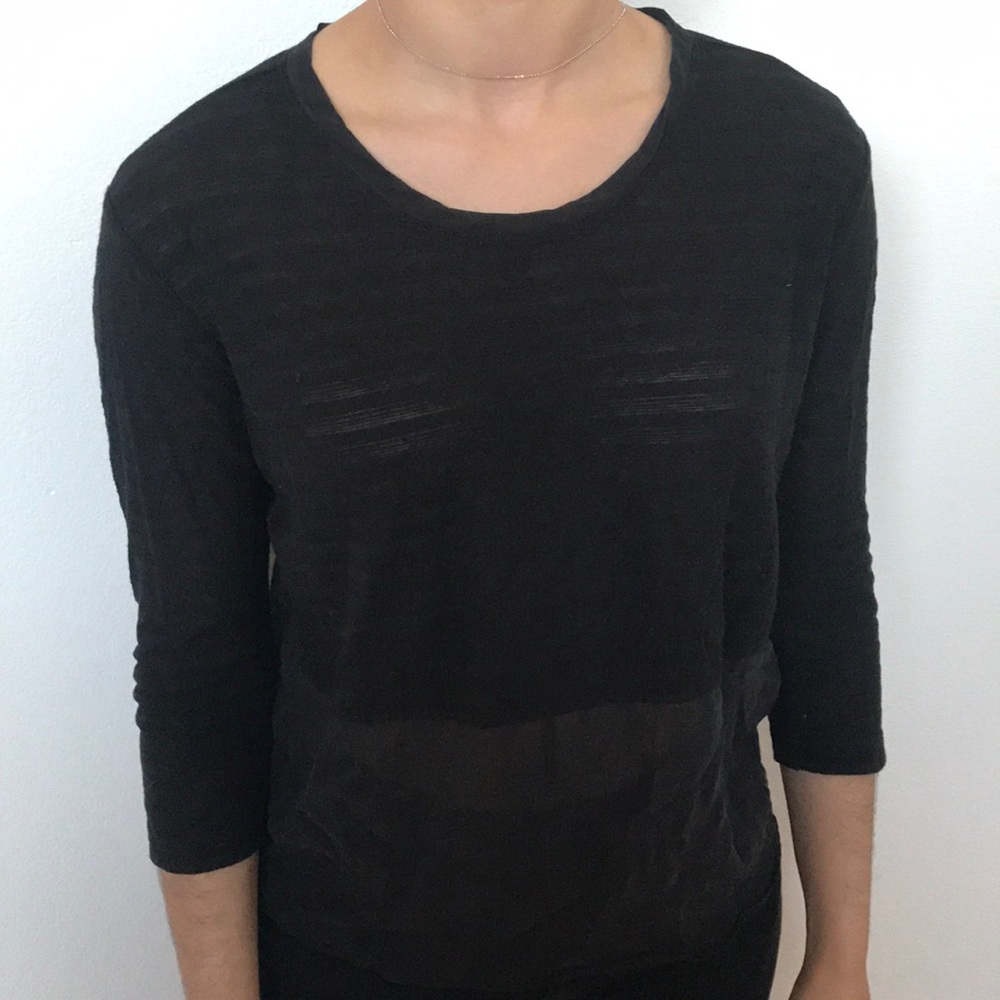 Sheer Blouse black